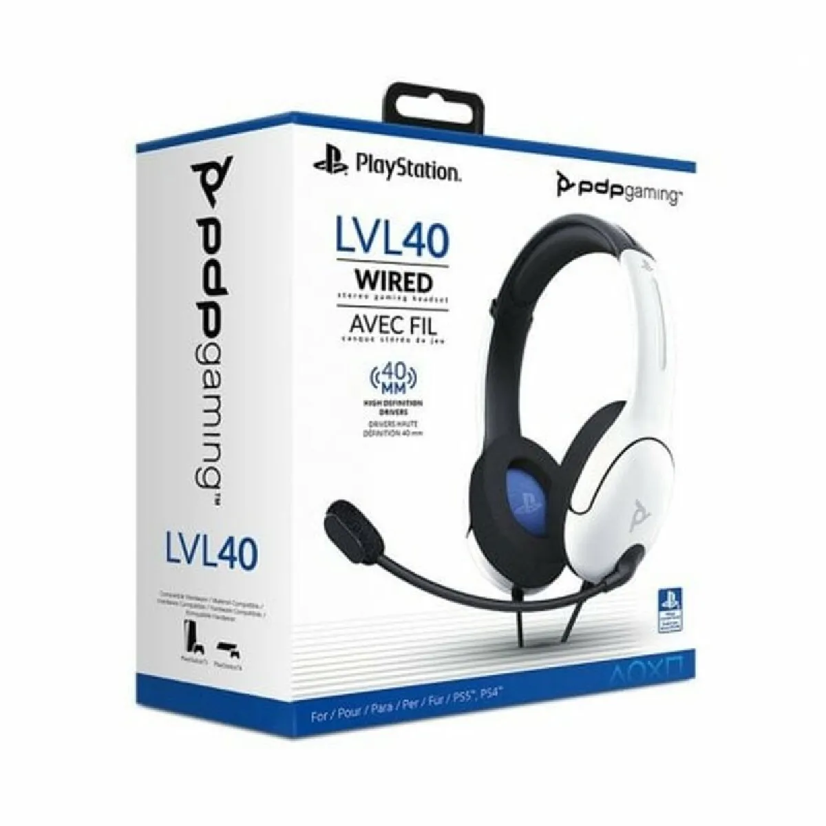 PDP 051-108-EU-WH - Blanc/Noir