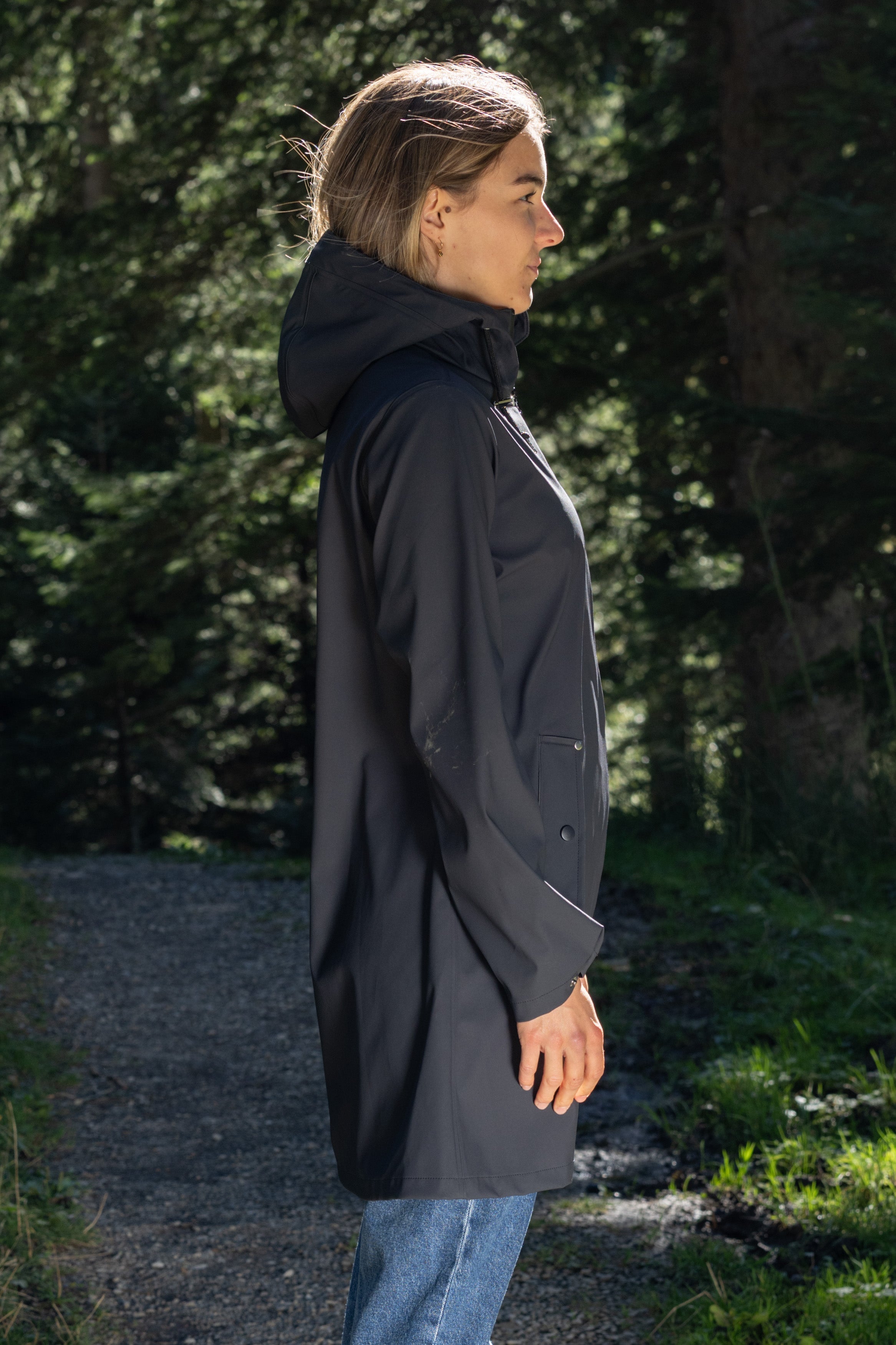 Frauen Regenjacke Saskia dark navy