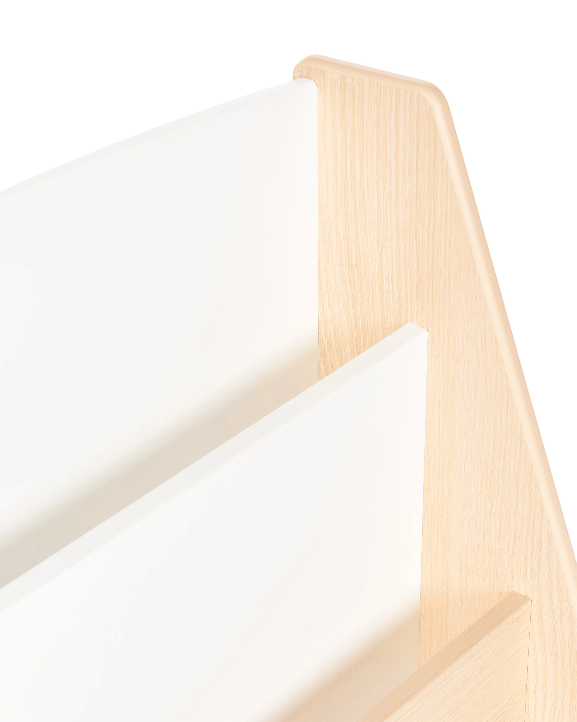 Boekenkast met 4 planken LILOET 70 cm Lichtbruin