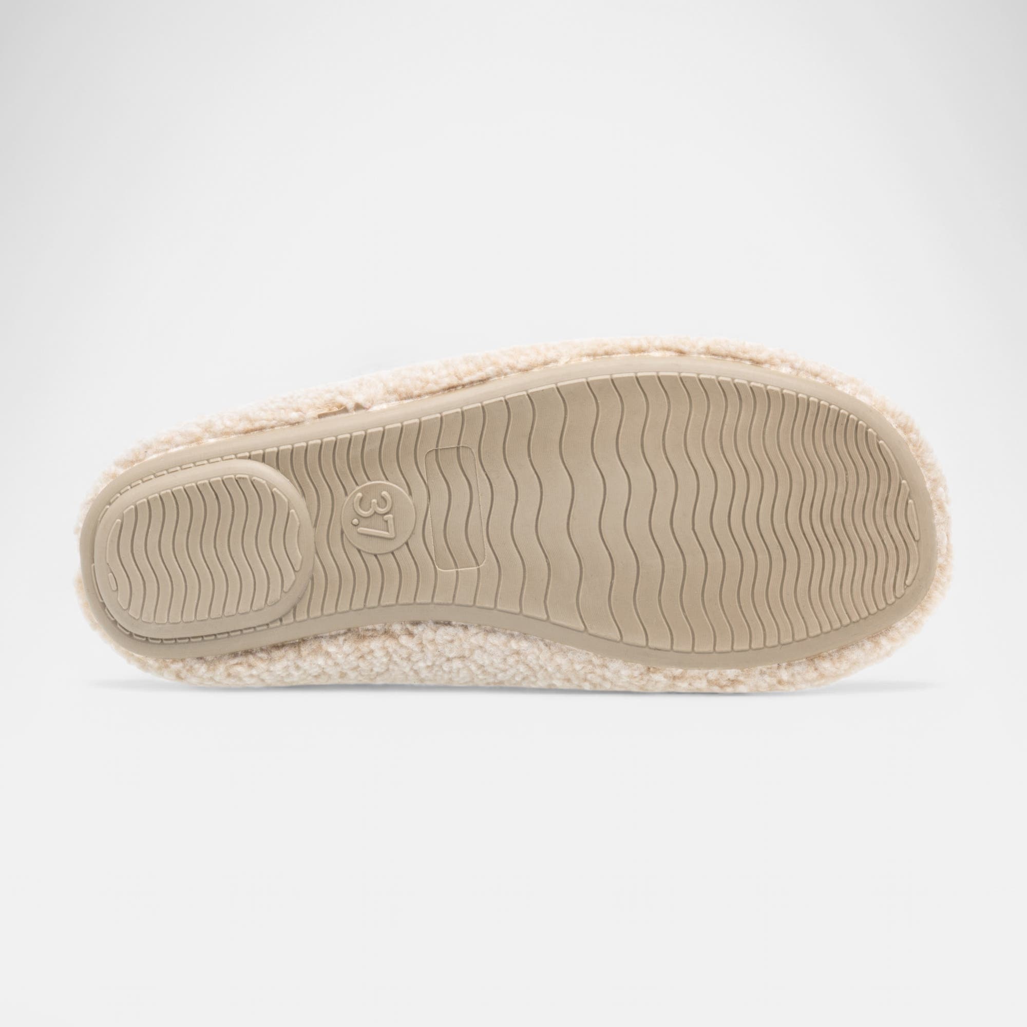 Pantoufles mules Femme beige
