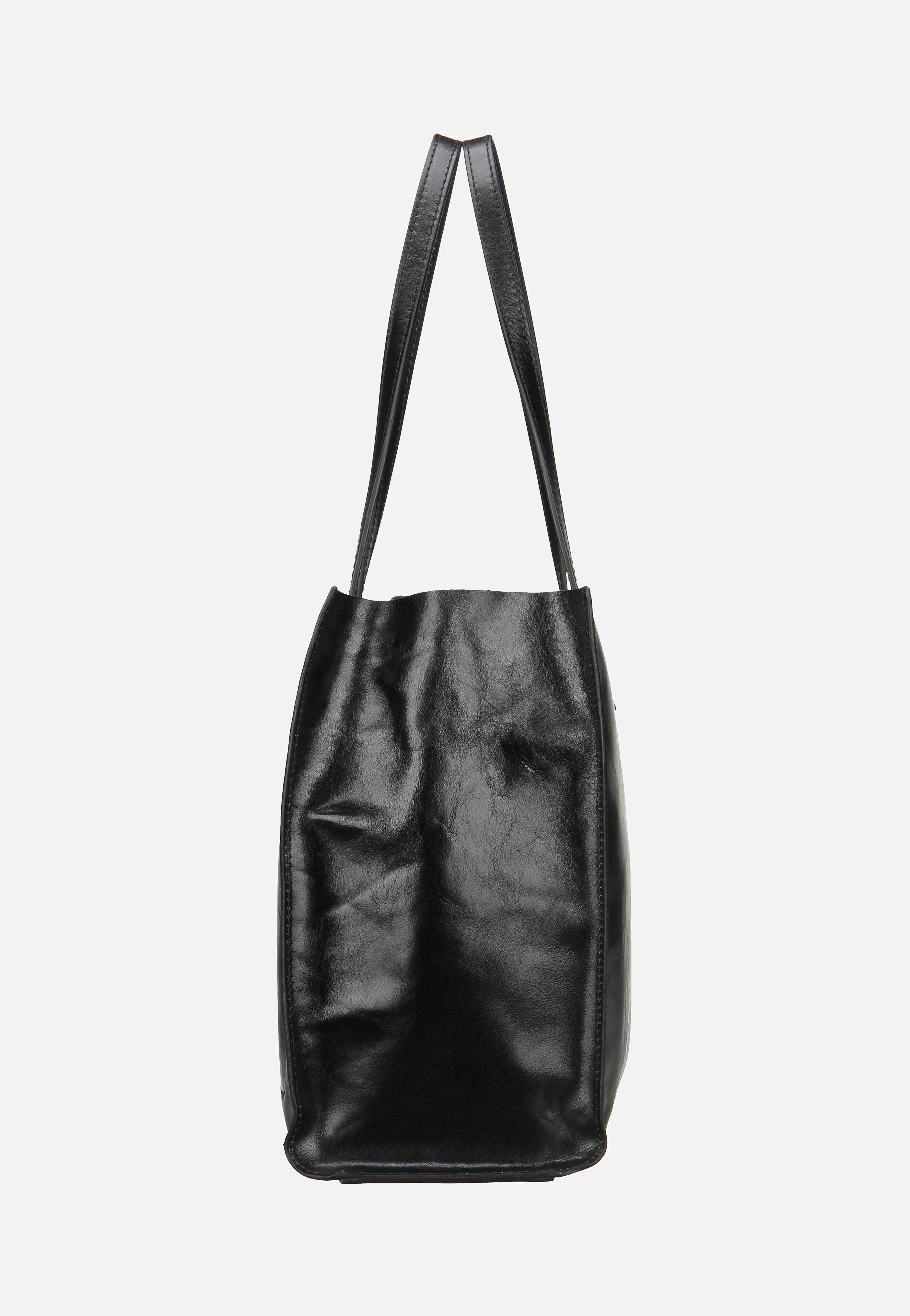 Mirra Shopping with Zip 1314 Nero/Oro - Shopper