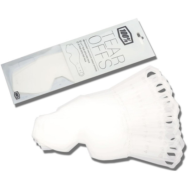 100% - Tear Offs Incolore
