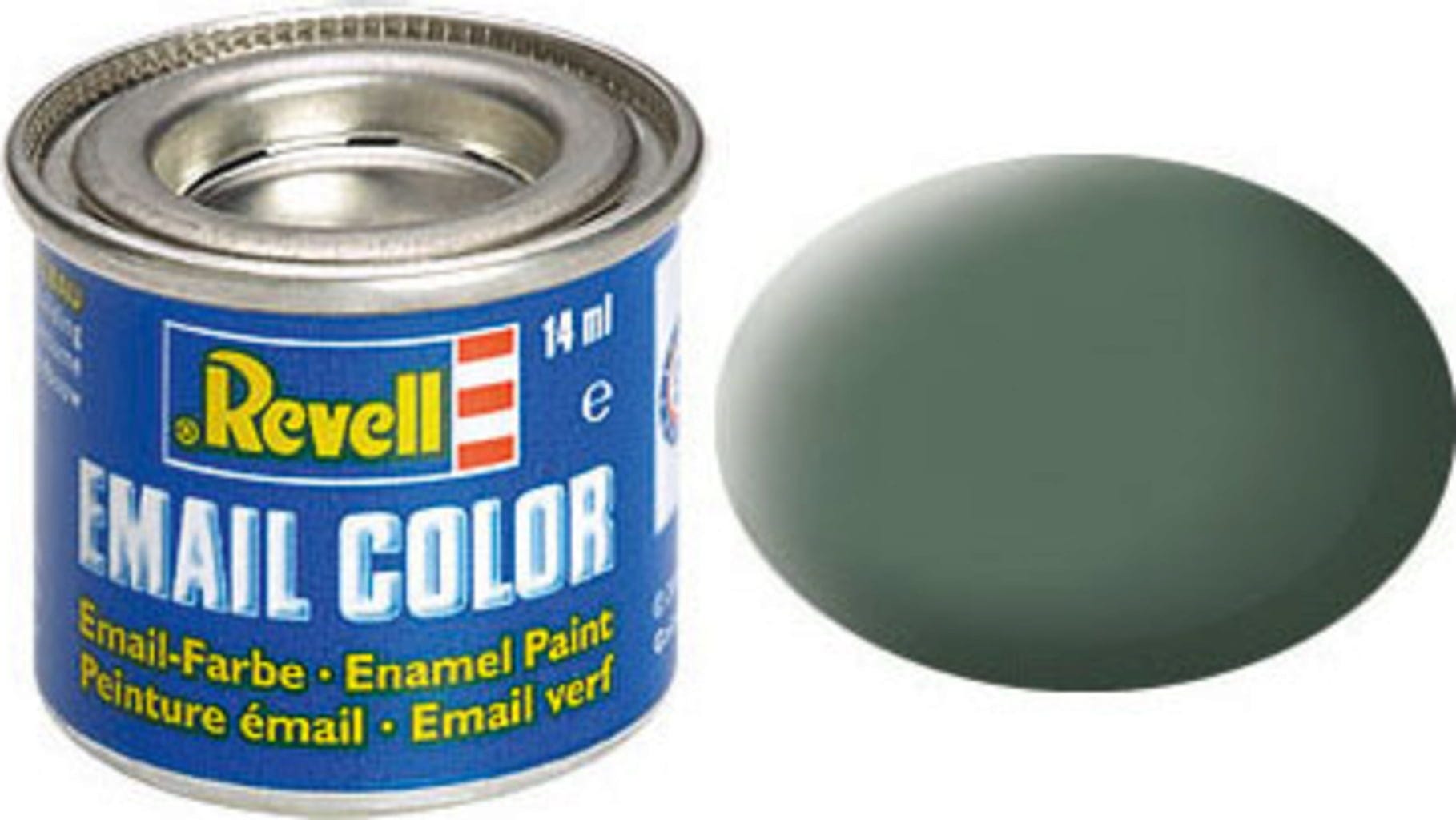 Revell  Email Color grüngrau, matt, 14 ml    Die beliebten Farben von Revell in 89 verschiedenen Farbtönen