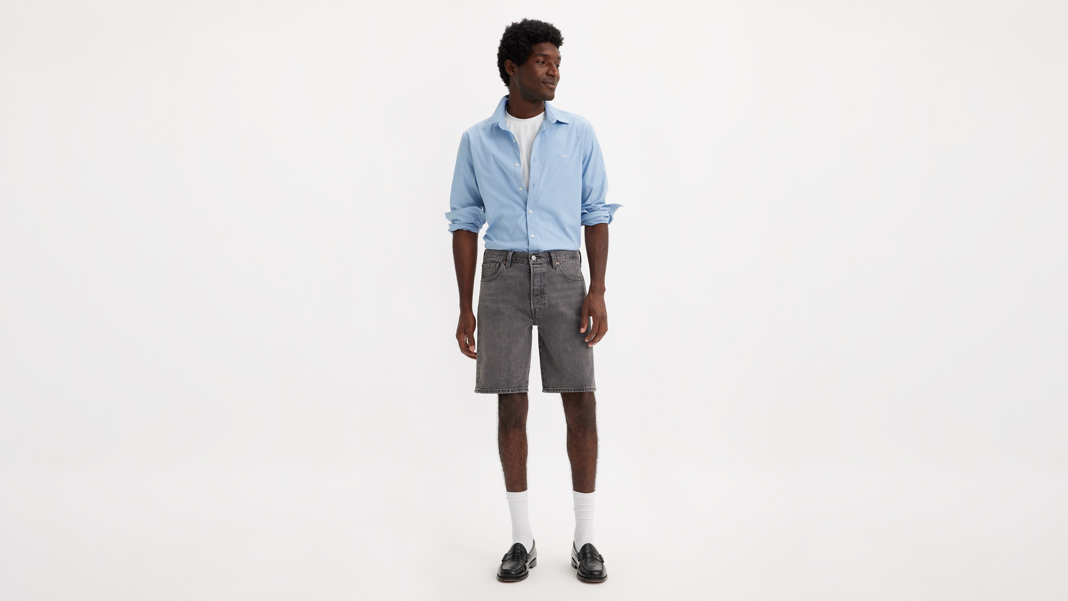 Levi's® short 501® Original - Lets Go To The Moon Short - Gris