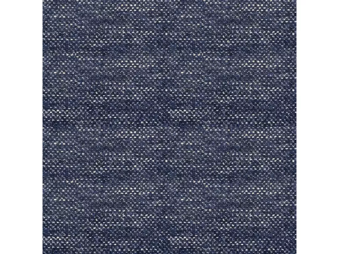 Canapé-lit BZ 2 places pour couchage d’appoint taille 145 x 190 cm en tissu bleu et pieds en bois massif - ARI