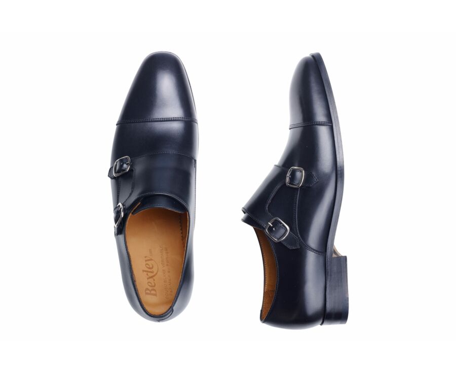 Chaussures homme double boucle Noir - CHEDDINGTON