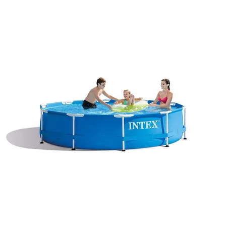 Intex Swimming Pool Metal Frame 305x76cm + Pumpe