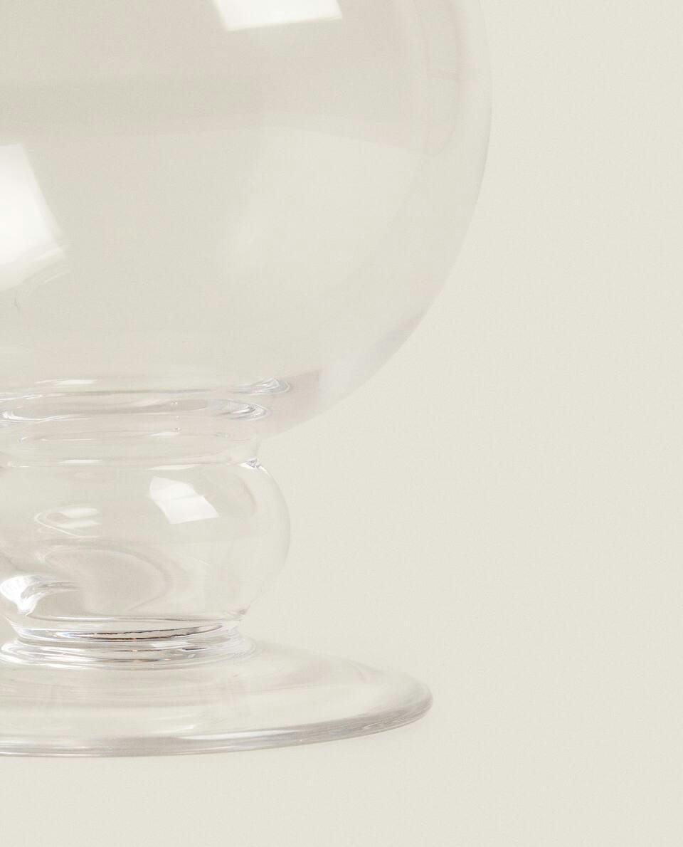 VASO DE VIDRO PARA VELAS