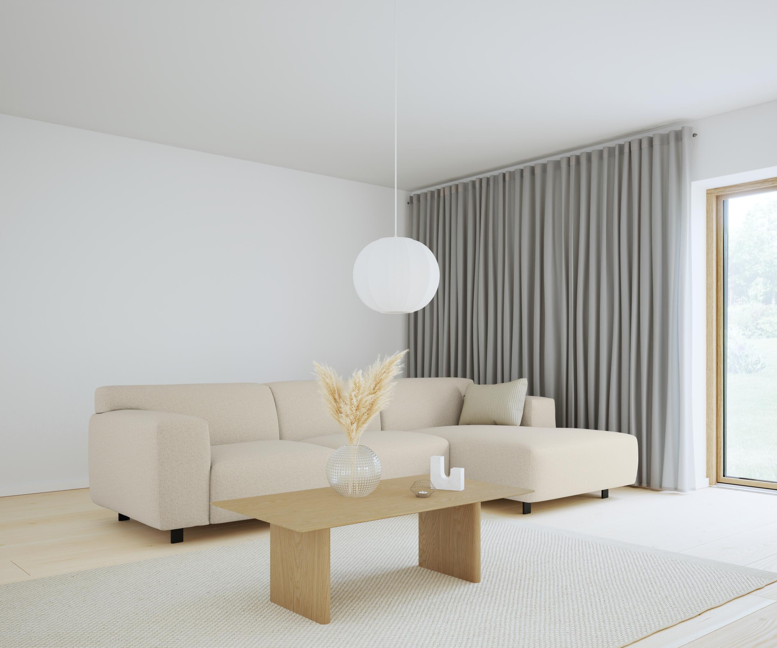 Siena højrevendt sofa med chaiselong