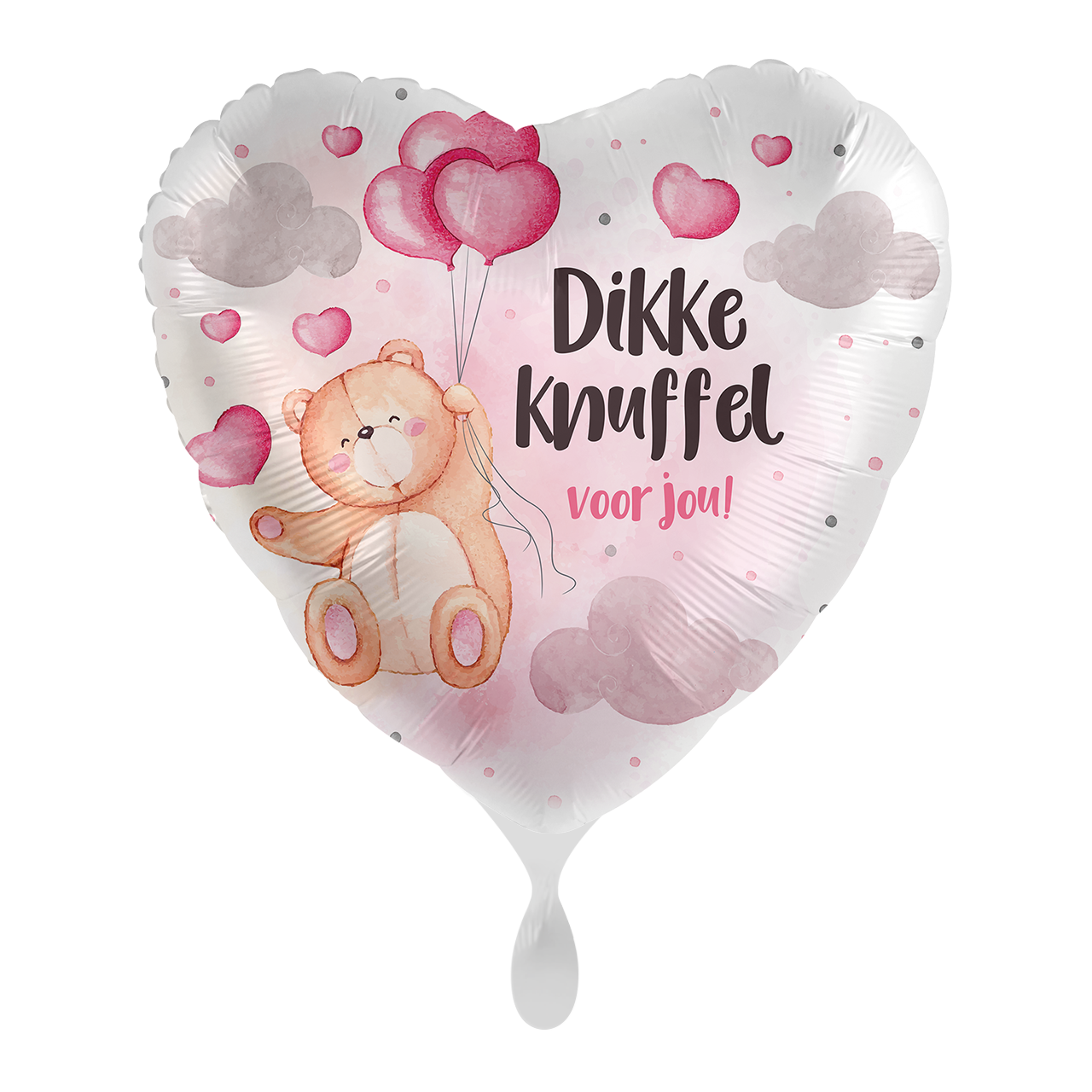 Dikke Knuffel Helium Ballon Leeg