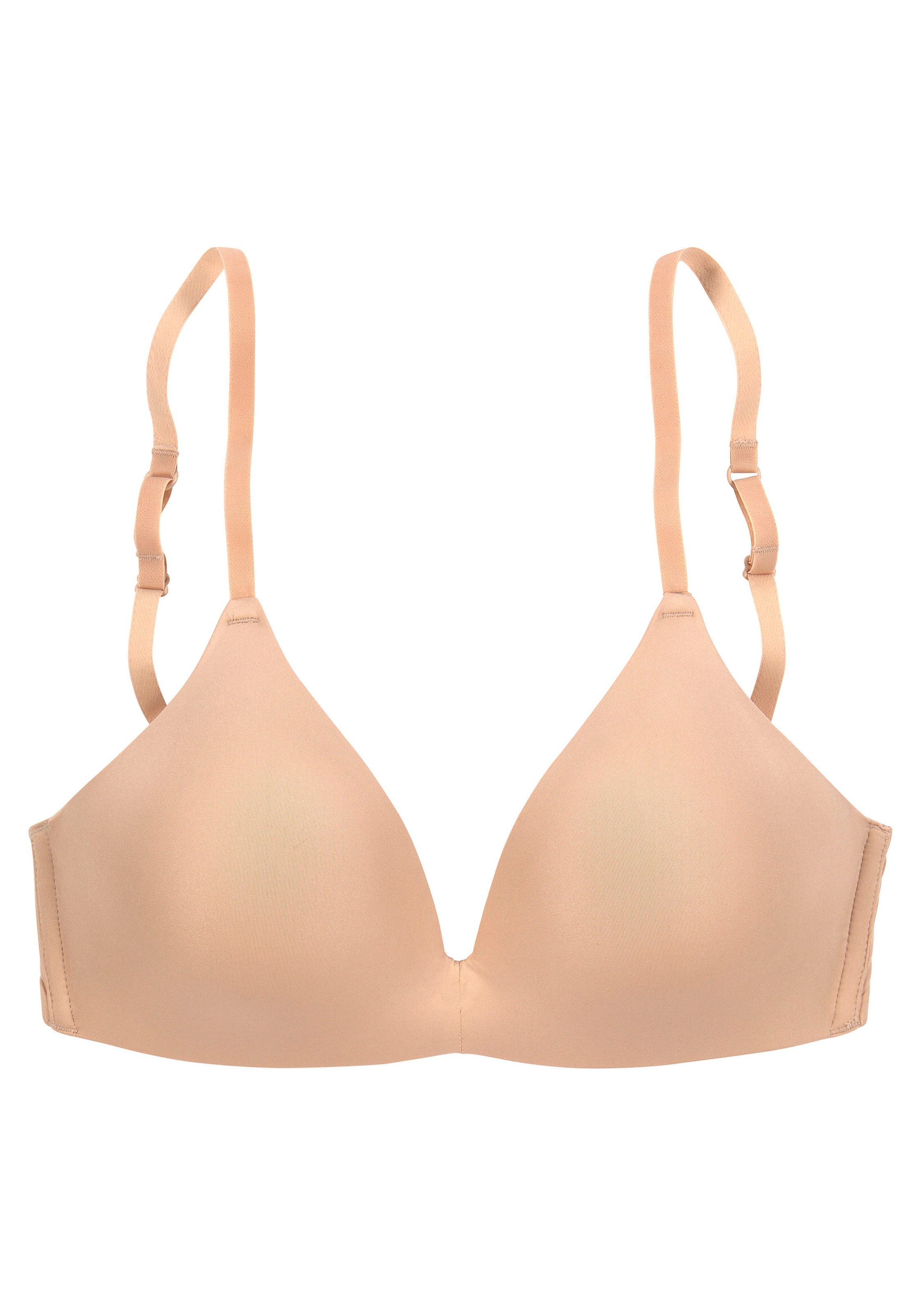 LASCANA Push-up-BH , ohne Bügel, mit eingearbeitetem Polster im Untercup, Basic-BH