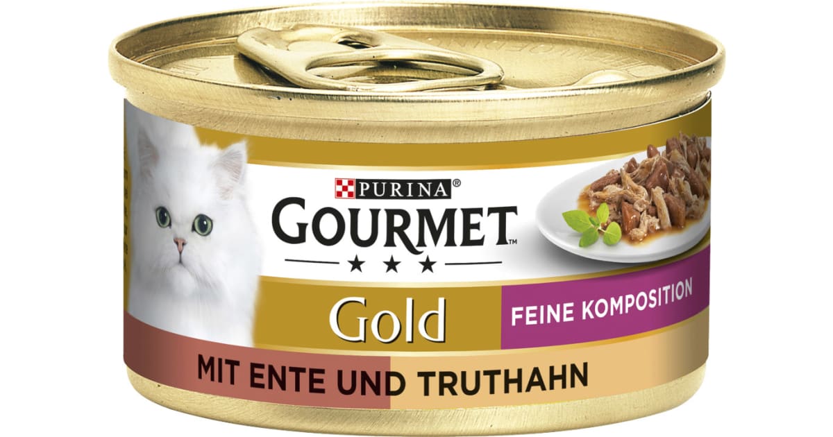PURINA Gourmet Gold Feine Komposition Ente & Truthahn