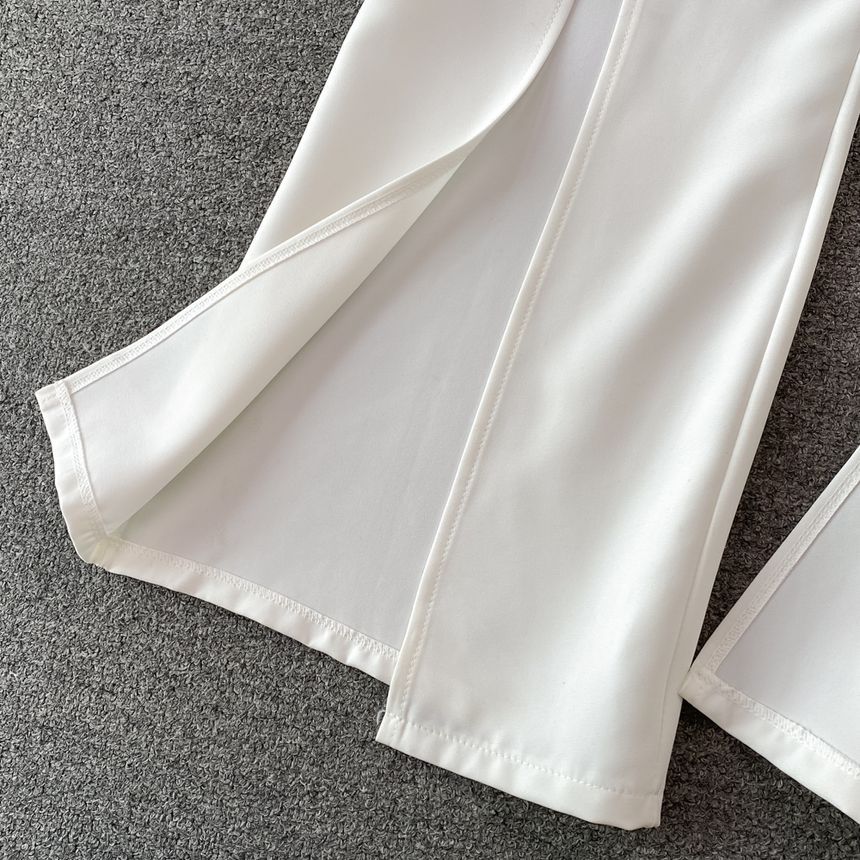 Yearnin - Jumpsuit met lange mouwen en dubbele rij knopen
