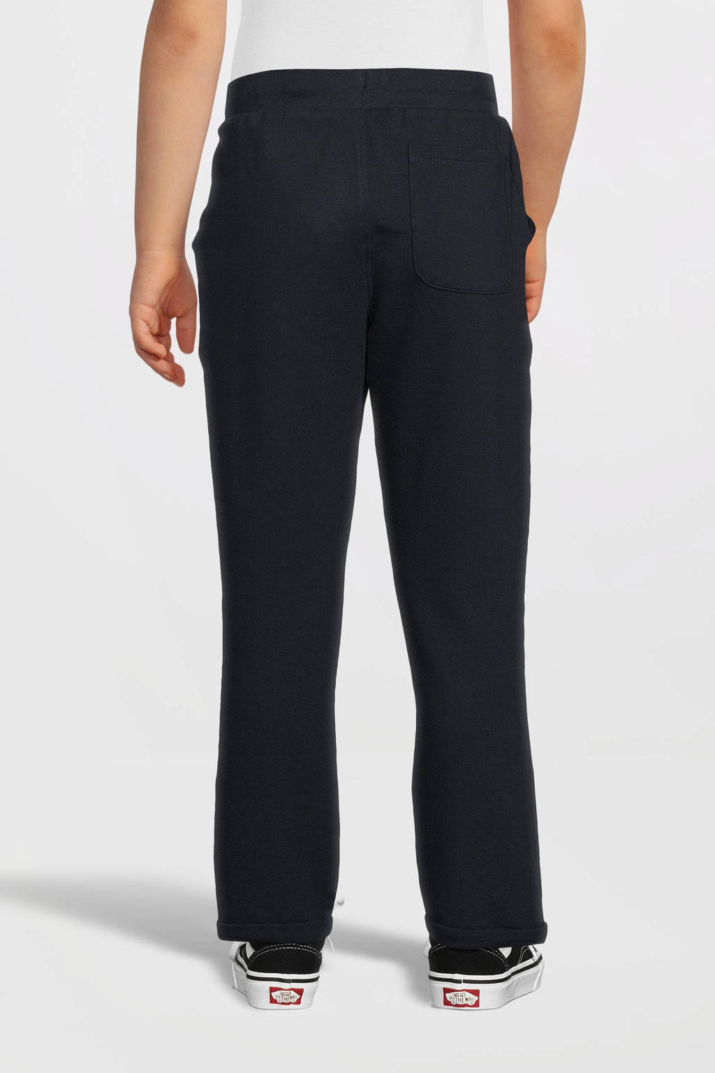 Moodstreet regular fit broek Boaz donkerblauw