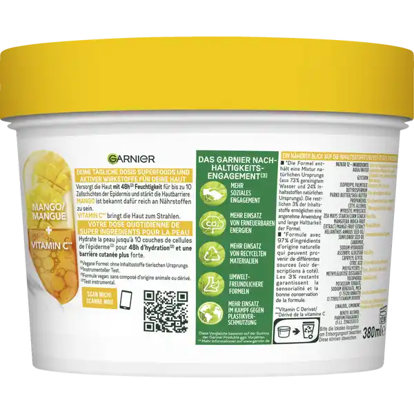 Body Superfood Mango Vitamin C Körperpflege