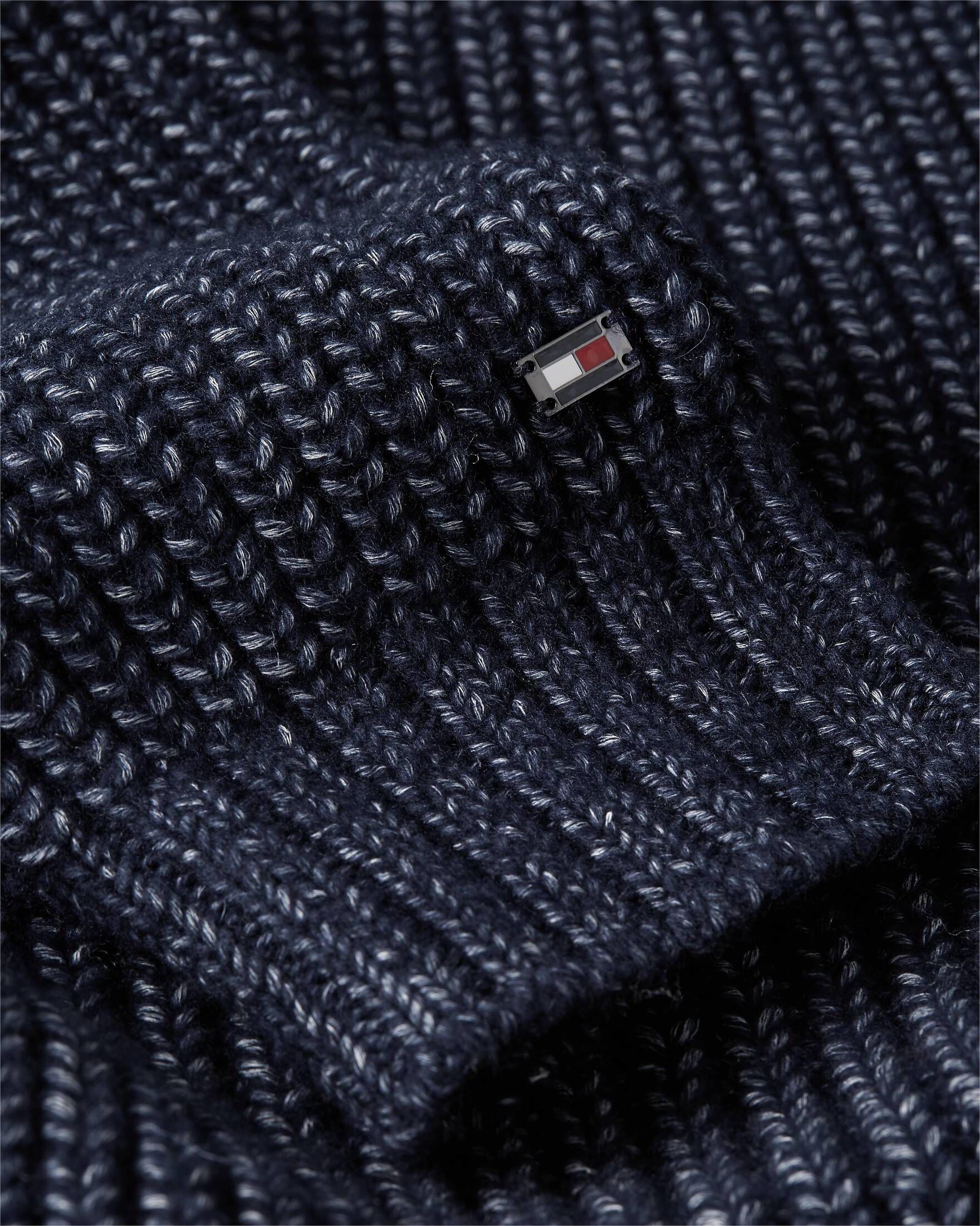 Tommy Hilfiger| Herren Rollkragenpullover 2-TONE CHUNKY mit Wolle