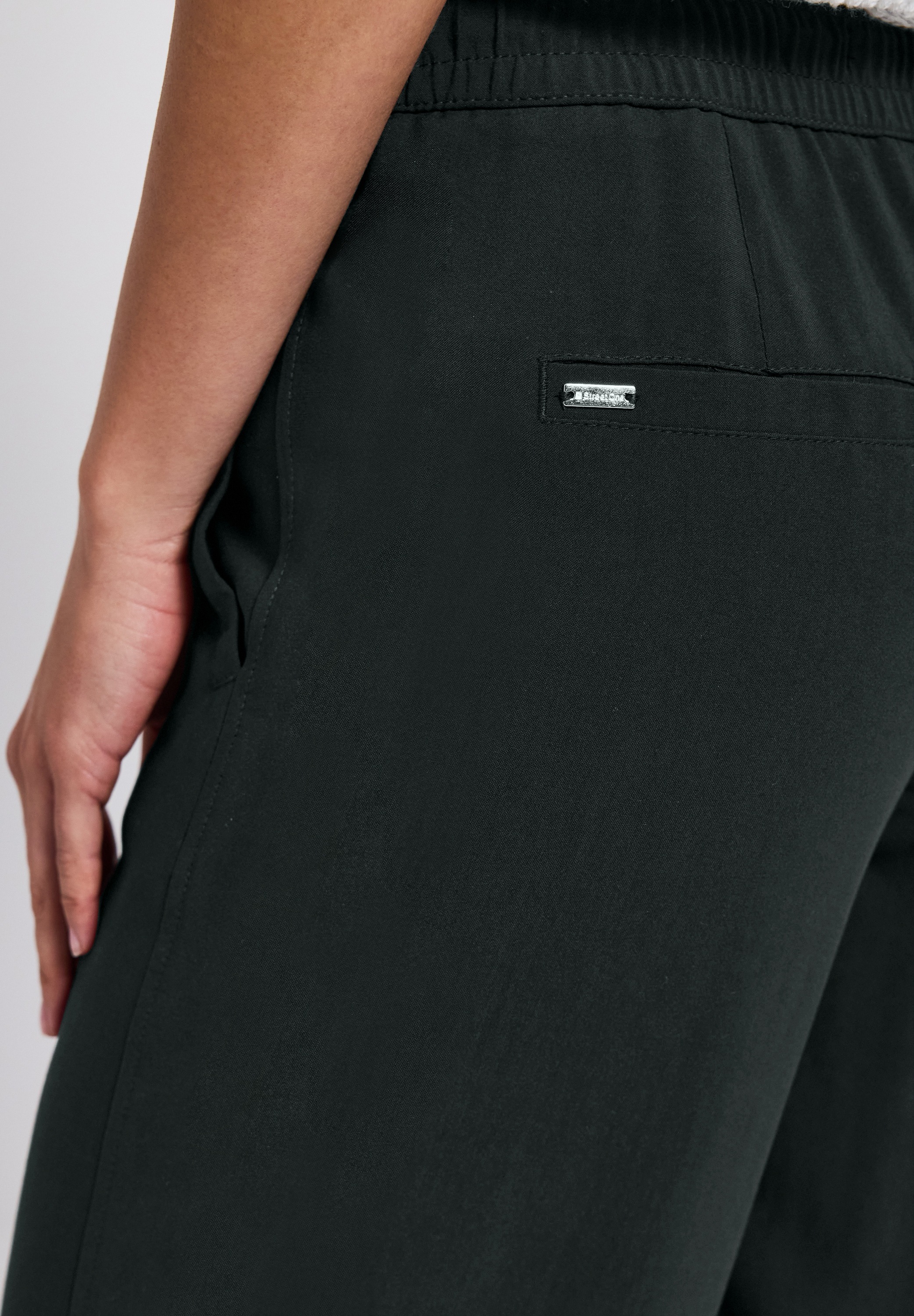STREET ONE Stoffhose »Style Emee«  Sommerhose mit elastischem Bund mit Tunnelzug