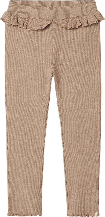 Lil' Atelier NMFSOPHIA SIM PANT LIL Rugby tan