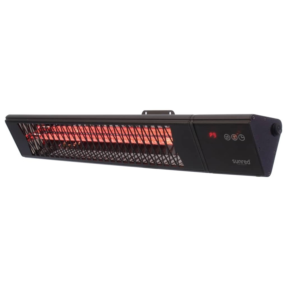 Chauffage mural de patio royal diamond smart dark 2500w carbone
