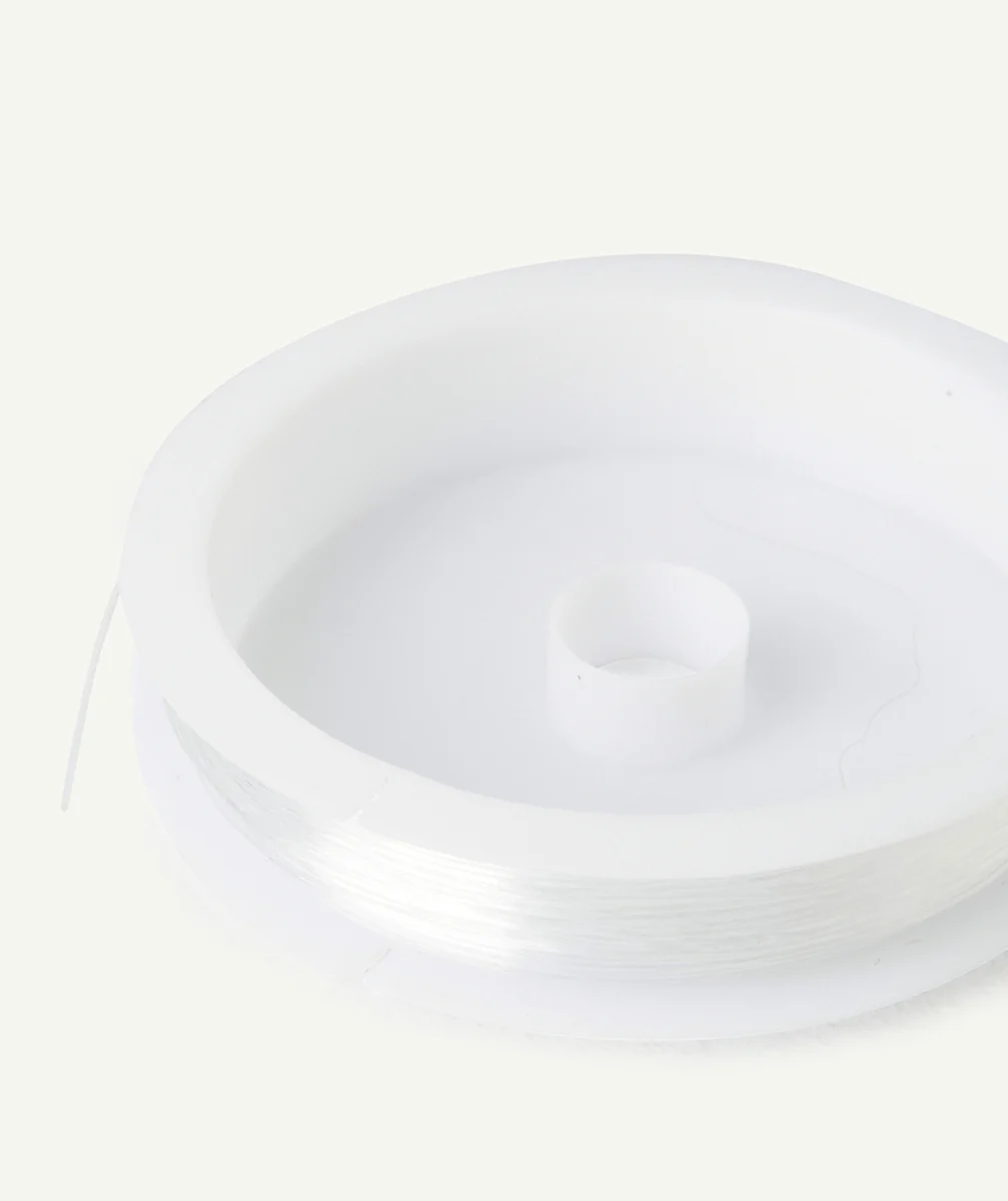 LA PETITE EPICERIEFIL ÉLASTIQUE NYLON TRANSPARENT 0,5 MM - 12,5 MÈTRES