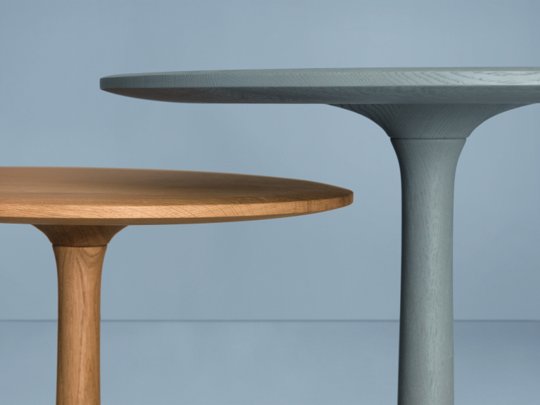 Zeitraum Turntable Couch bijzettafel 60 Amerikaans walnoten