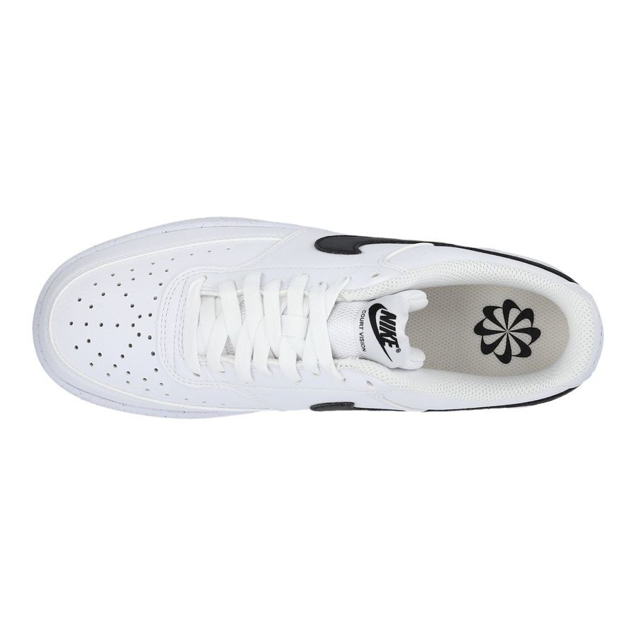 Nike Chaussures Court Vision Low Next Nature - Blanc/Noir Femme