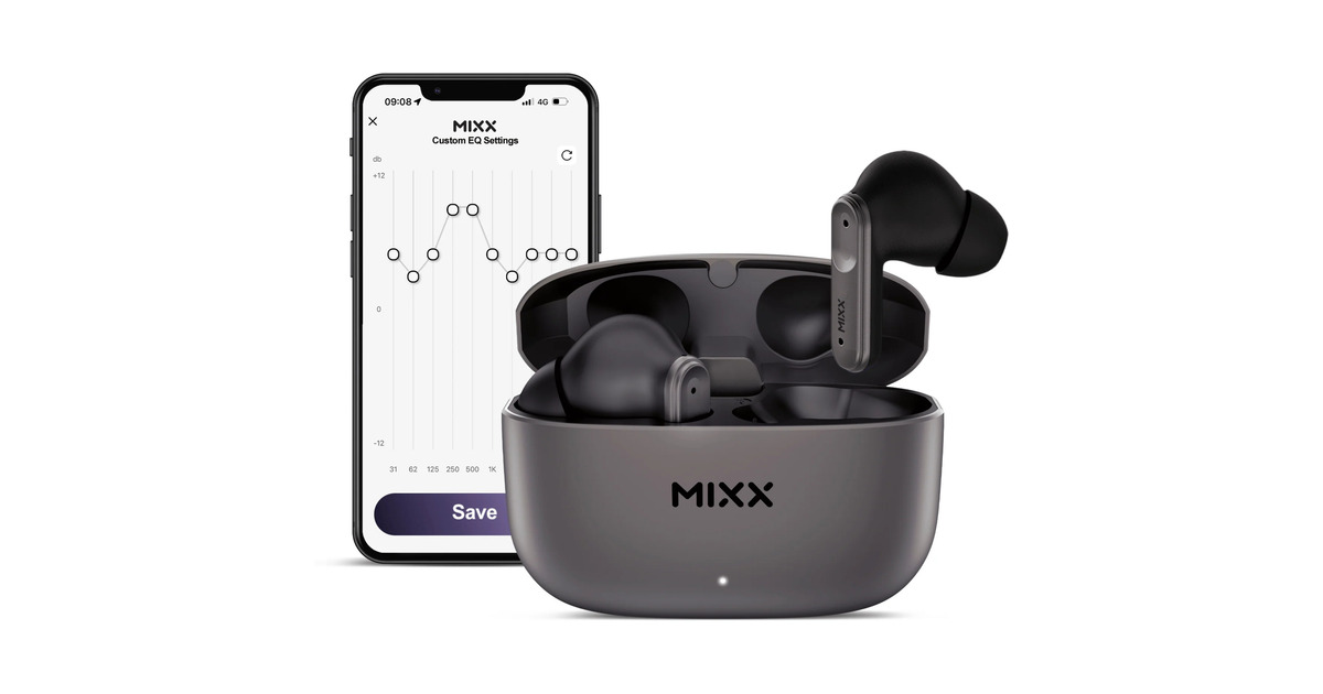 MIXXStreamBuds Custom 3 True Wireless Earbuds  headset  (Zwart)