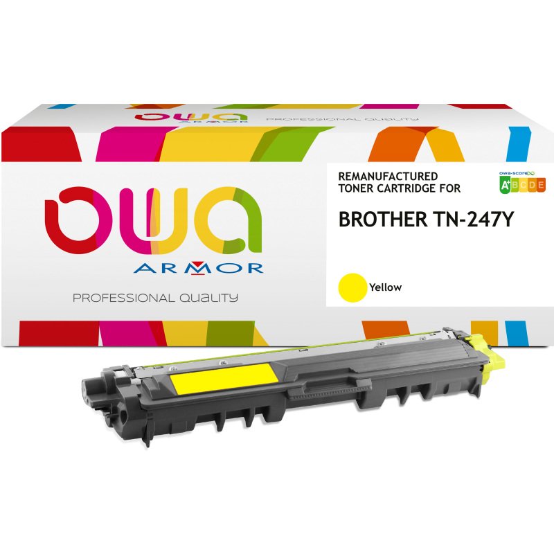 Toner OWA remanufacturé équivalent BROTHER TN-247 pour imprimante laser