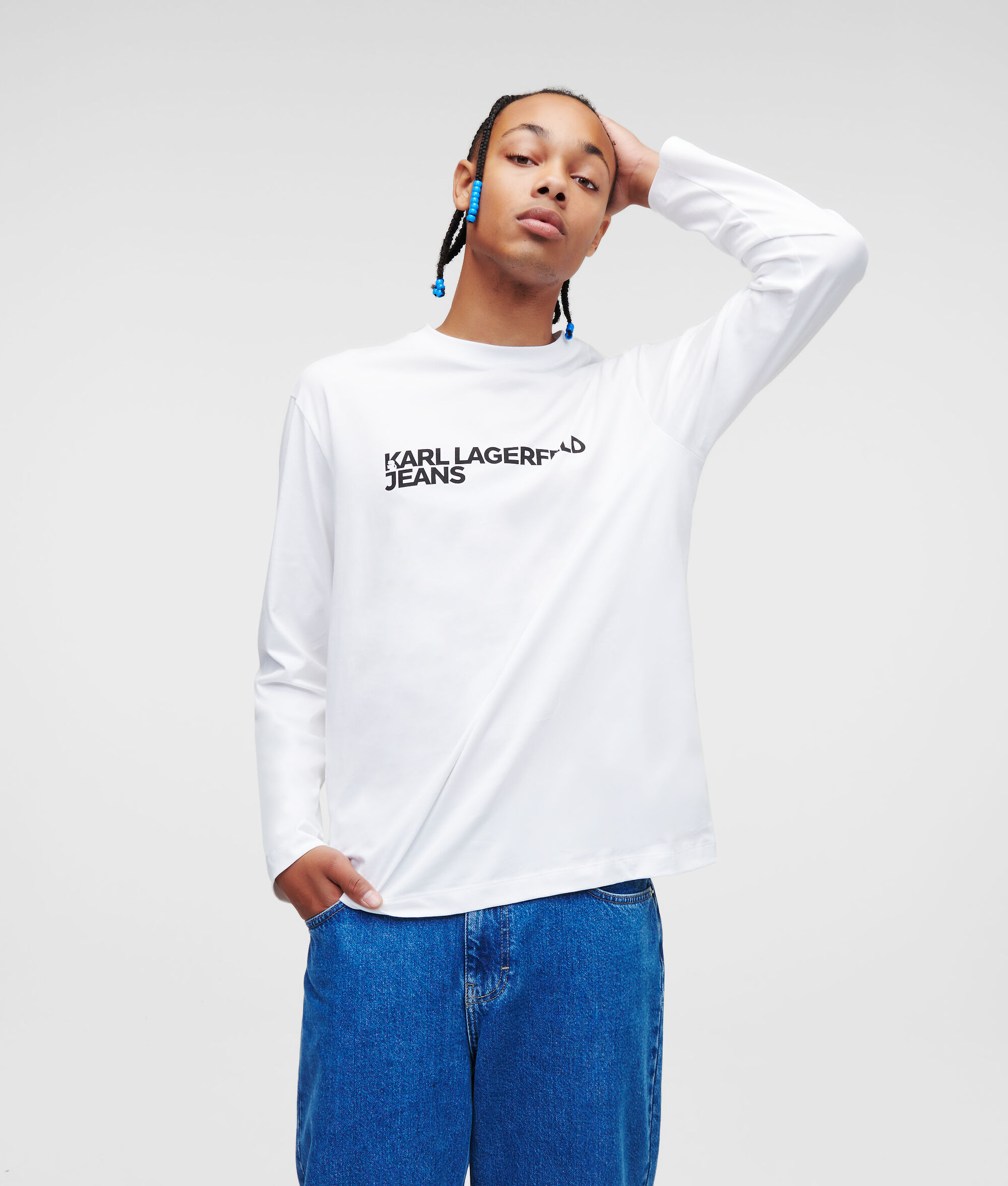 T-SHIRT MANCHES LONGUES AVEC LOGO KLJ