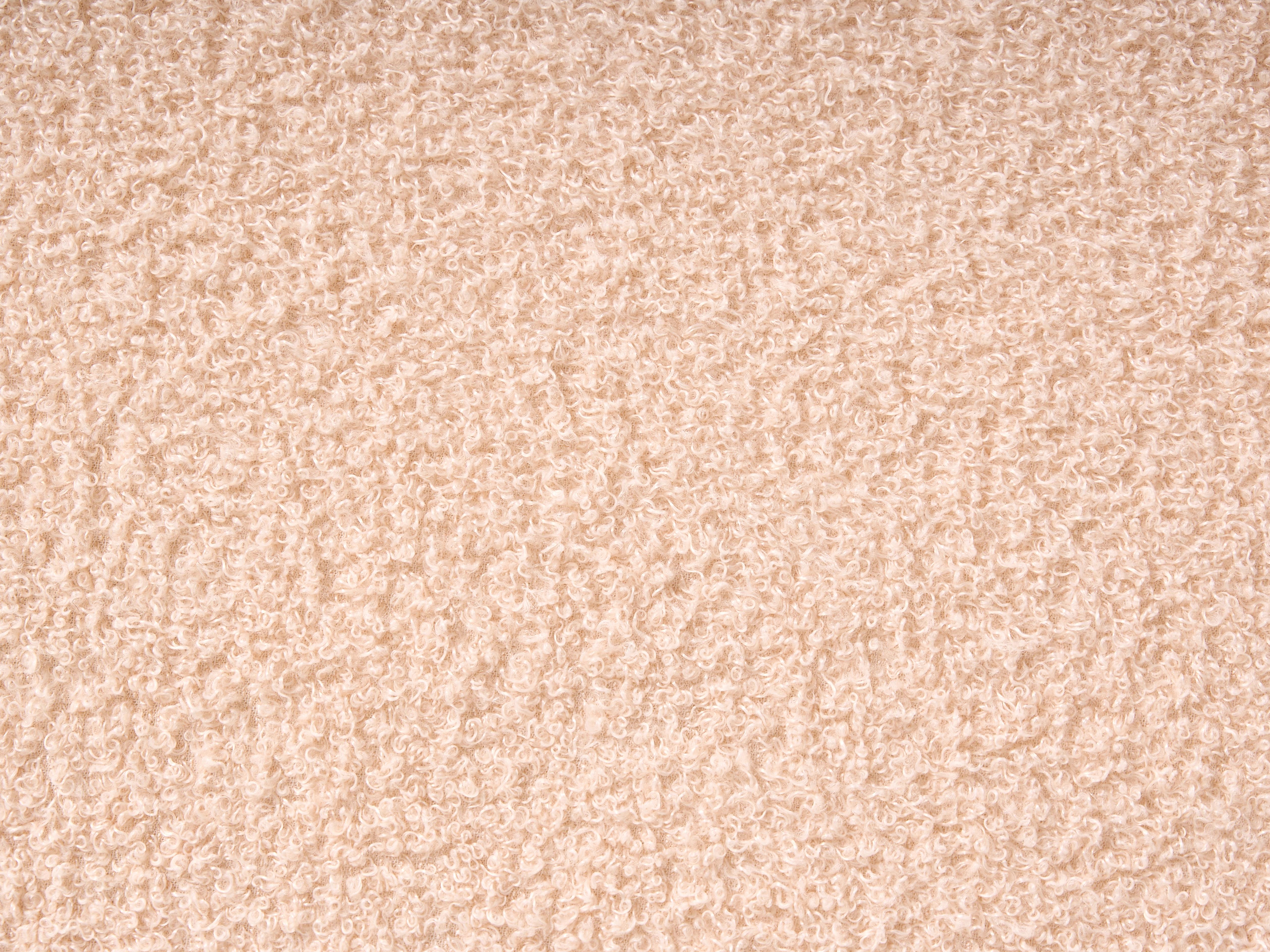 Bed met opbergruimte Bouclé CHADENET 180 x 200 cm Perzikroze
