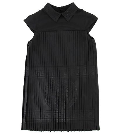 Young Versace Kleid - Schwarz m. Plissé