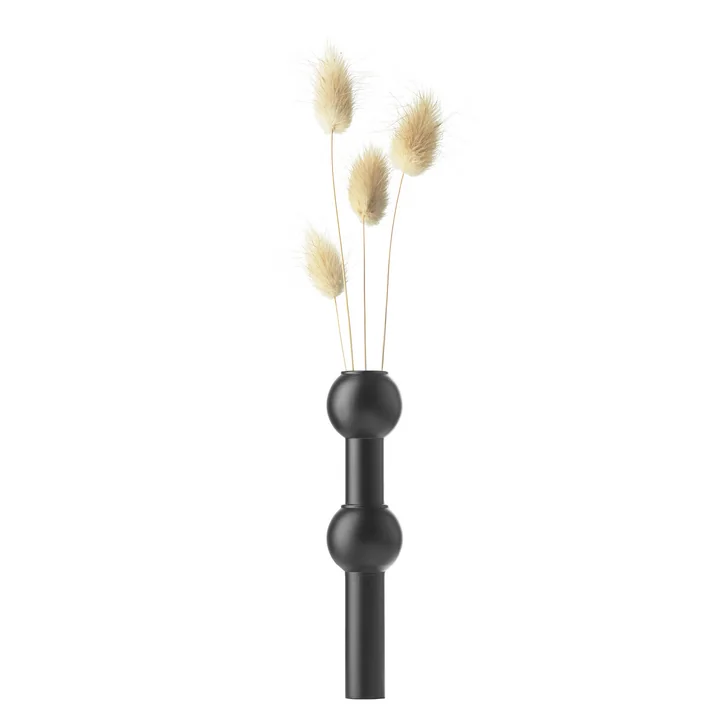 Stoff Nagel - Vase, schwarz