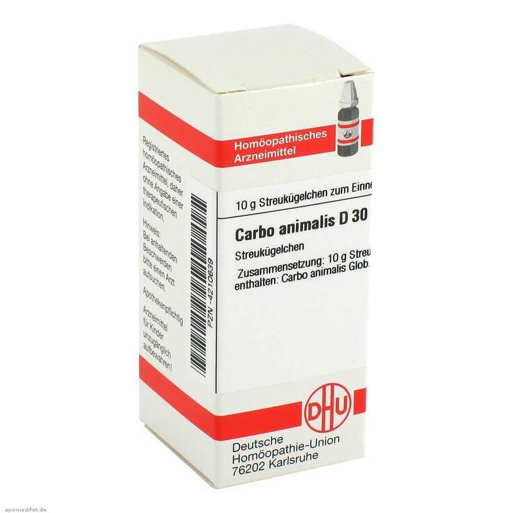 DHU Carbo animalis D 30 Globuli, 10 g