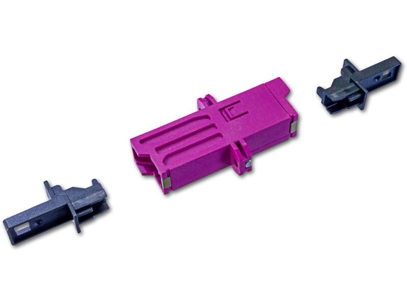 Lightwin LWL-Kupplung Multimode LSH – LSH, OM4, Simplex High Quality LWL Kupplung, LSH (E2000 kompatibel), simplex, Multimode OM4