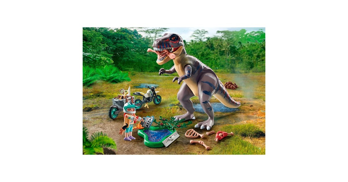 PLAYMOBILDinos - T-Rex sporenonderzoek Constructiespeelgoed  (71524)