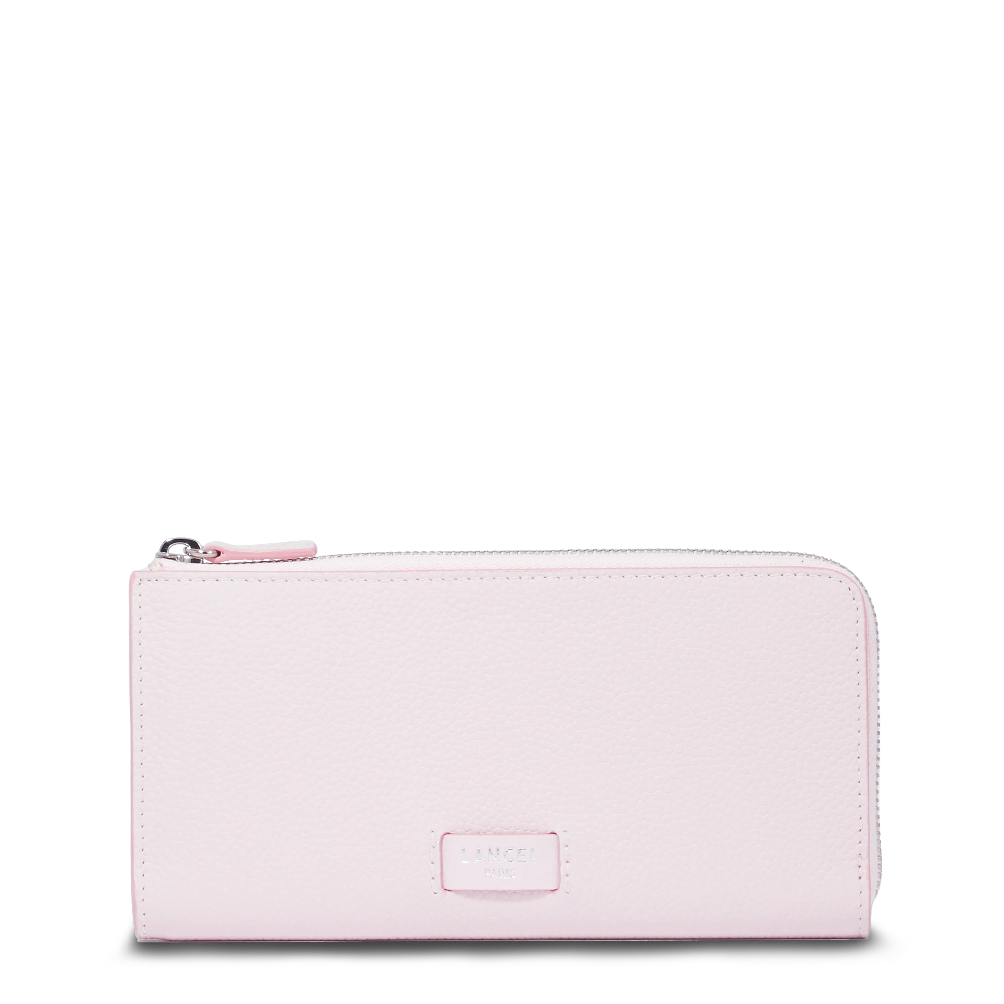 Portefeuille slim zippé Ninon de Lancel-Rose dragee