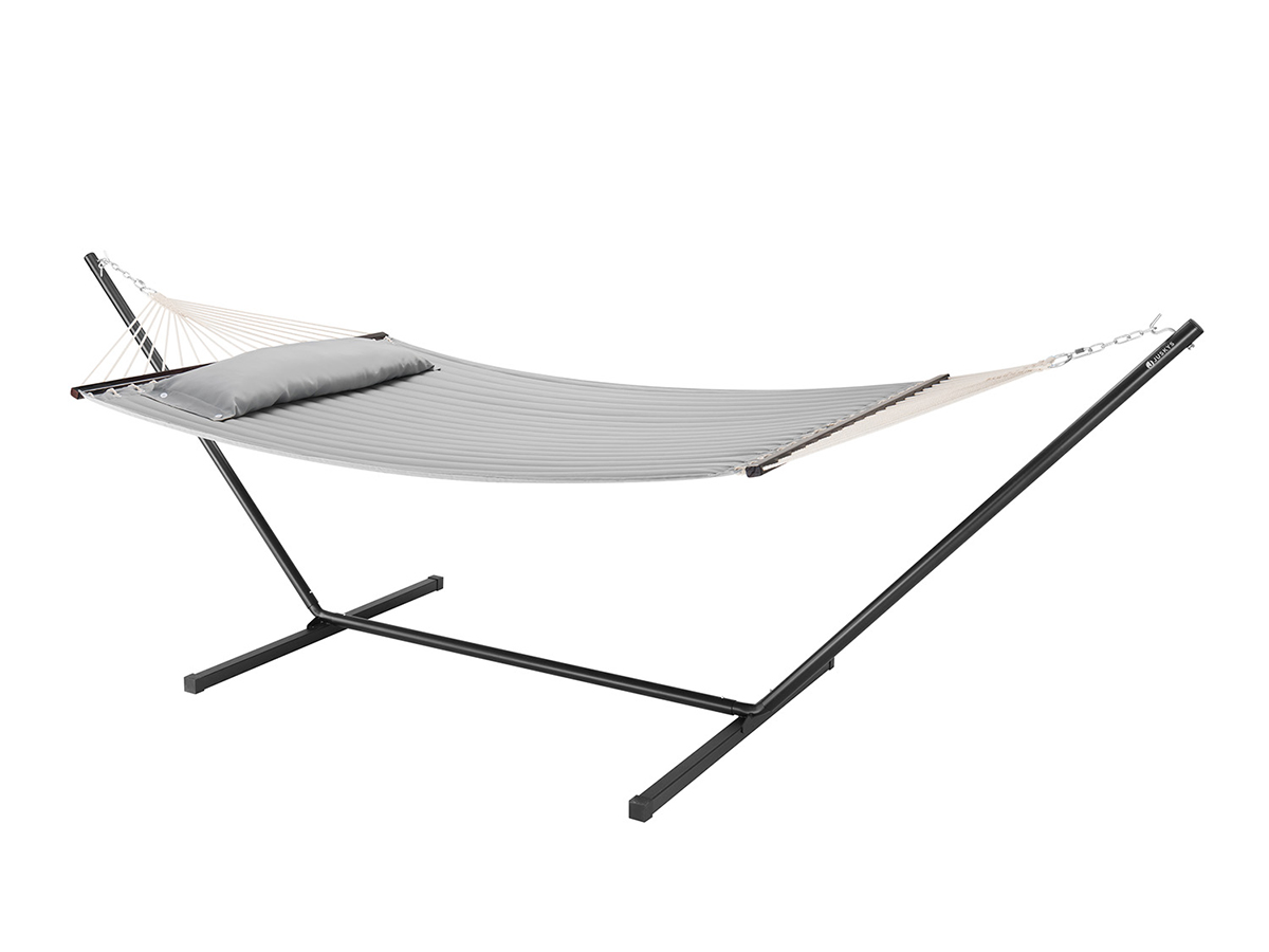 Juskys Cata hangmat met onderstel en kussen - Grey