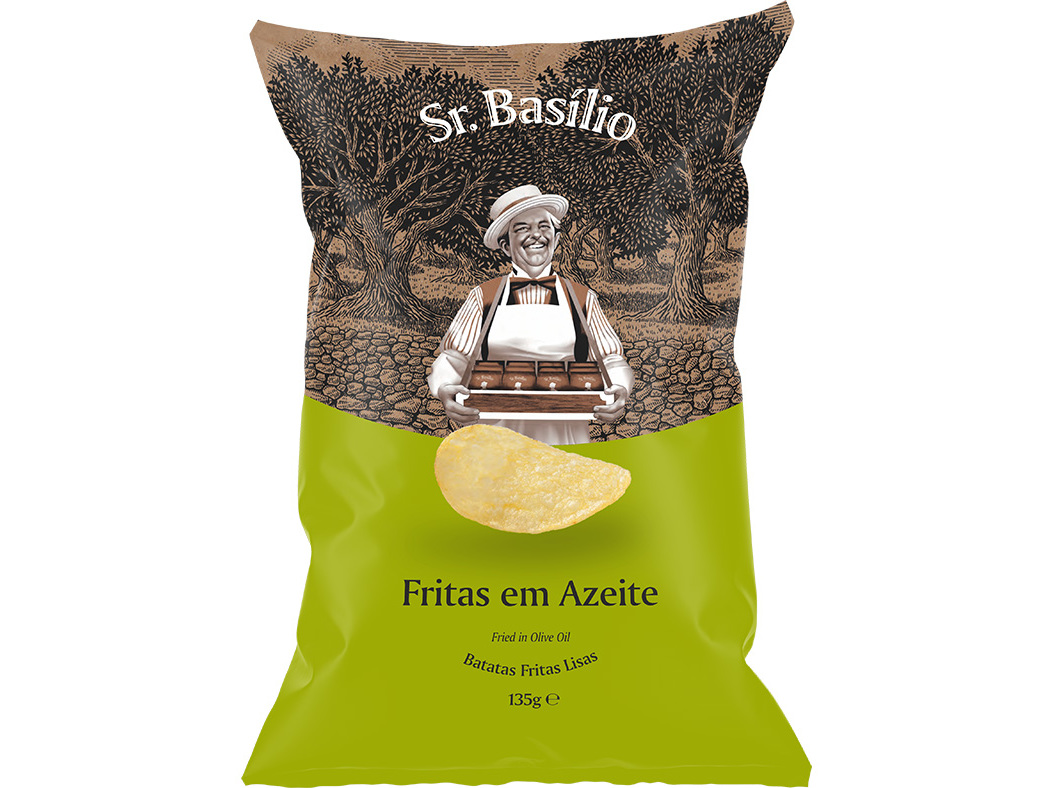 BATATAS SR.BASÍLIO FRITAS BF LISA AZEITE 135G