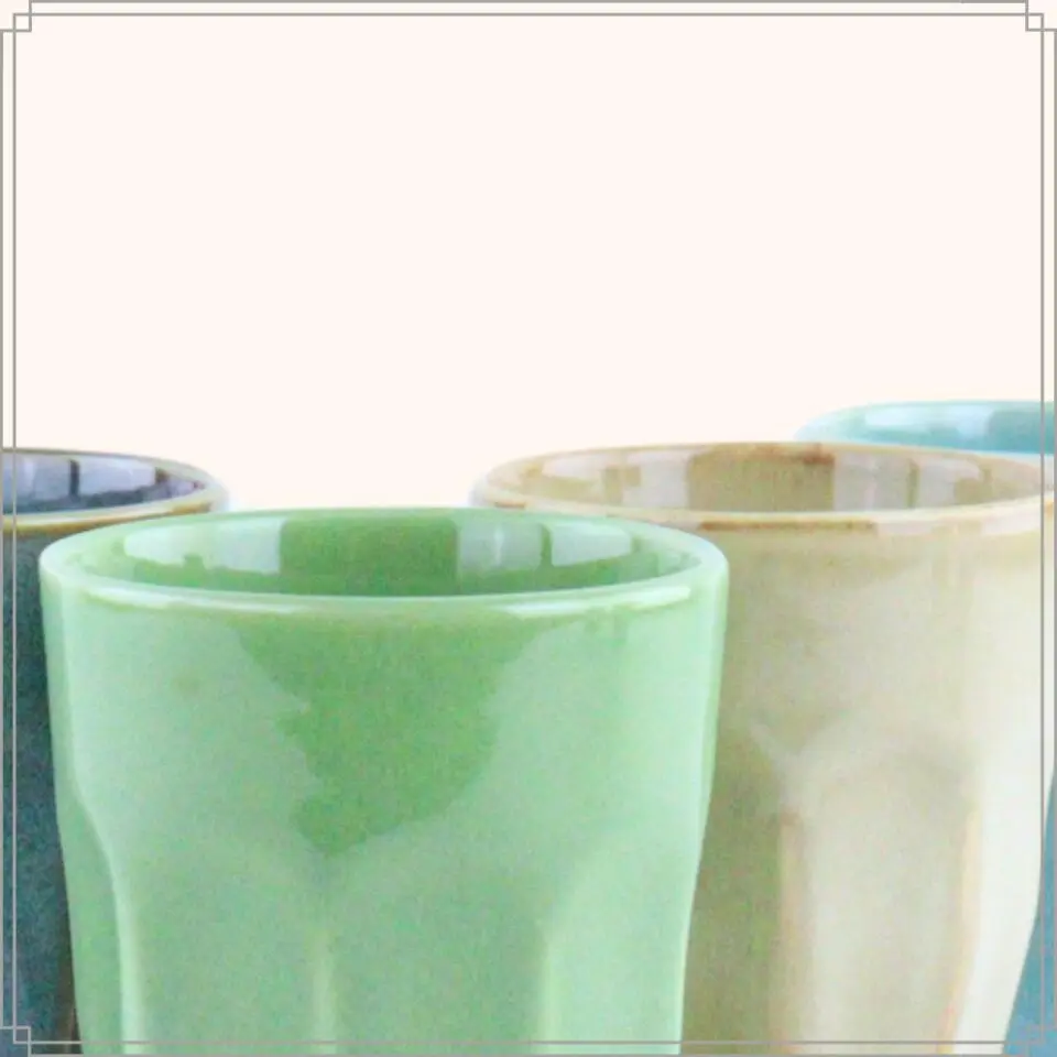 OTIX Cappuccino Mokken 330 ml Koffietassen Latte Macchiato Glazen Set van 4
