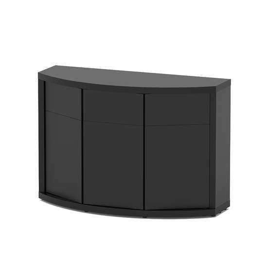 Meuble d'aquarium 3 portes Sublime Horizon Noir L.120,5xP.49xH.83cm