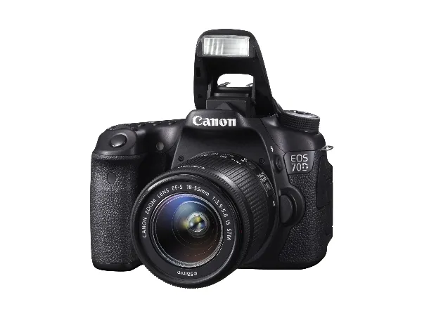 Canon EOS 70D - Digitalkamera - SLR - 20.2 MP - APS-C - 1080p - 3x optisk zoom EF-S 18-55 mm IS STM objektiv - Wireless LAN