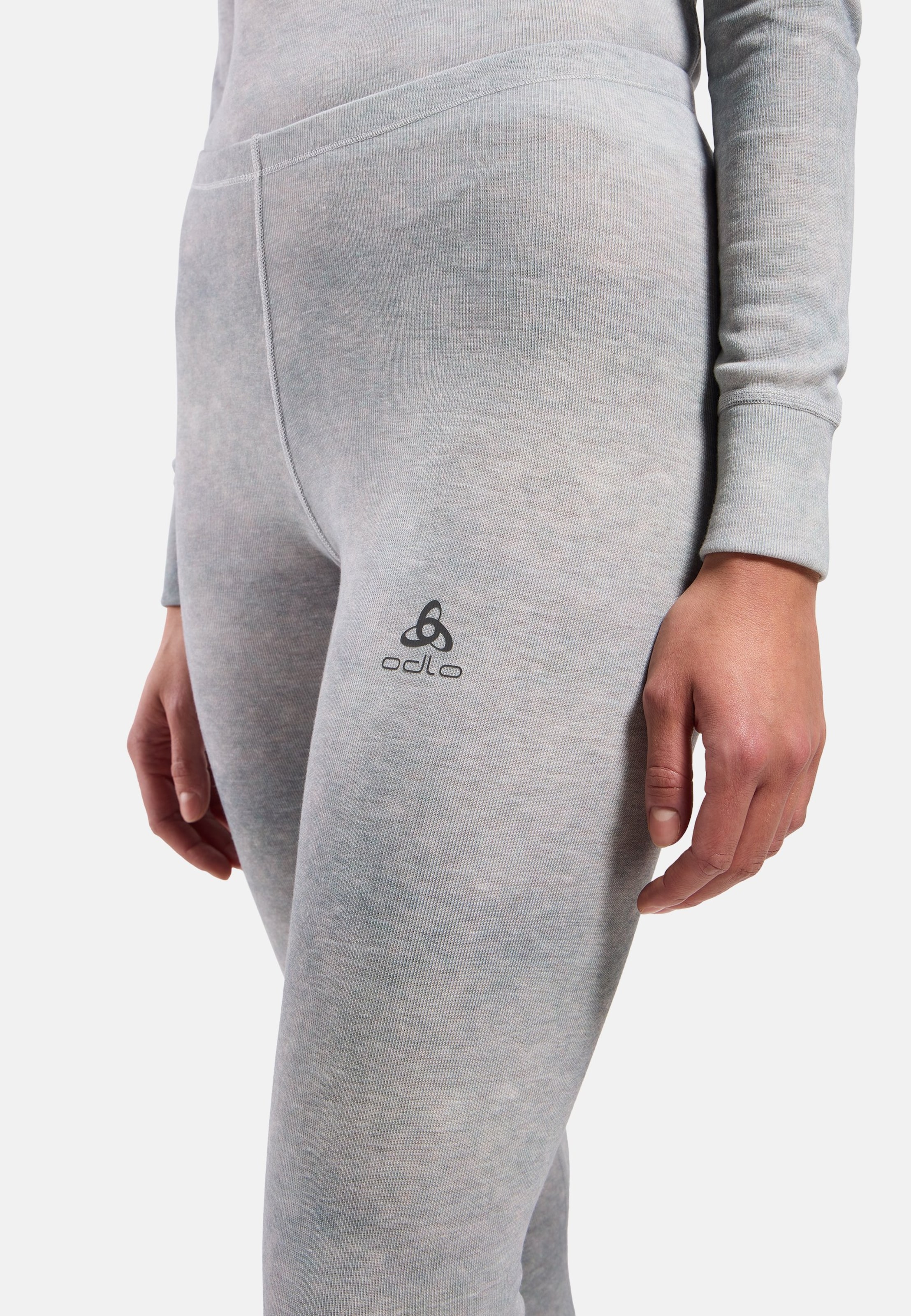 Odlo x POW Collective Voices Active Warm Base-Layer-Tights mit Print in odlo silver grey