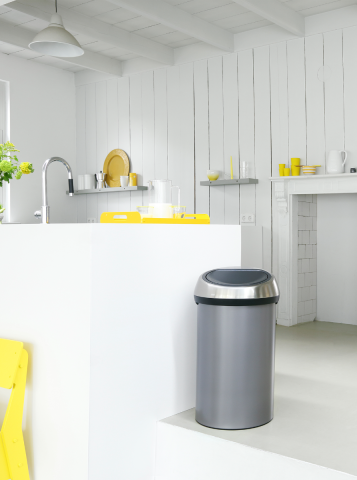 Touch Bin afvalemmer, 60 liter - Platinum