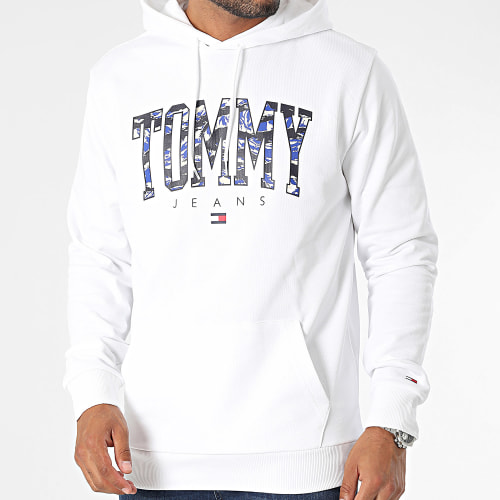 Sweat Capuche Camo new Varsity 7810 Blanc