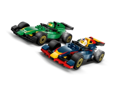 LEGO F1® truck met RB20 en AMR24 F1® auto's (60445)