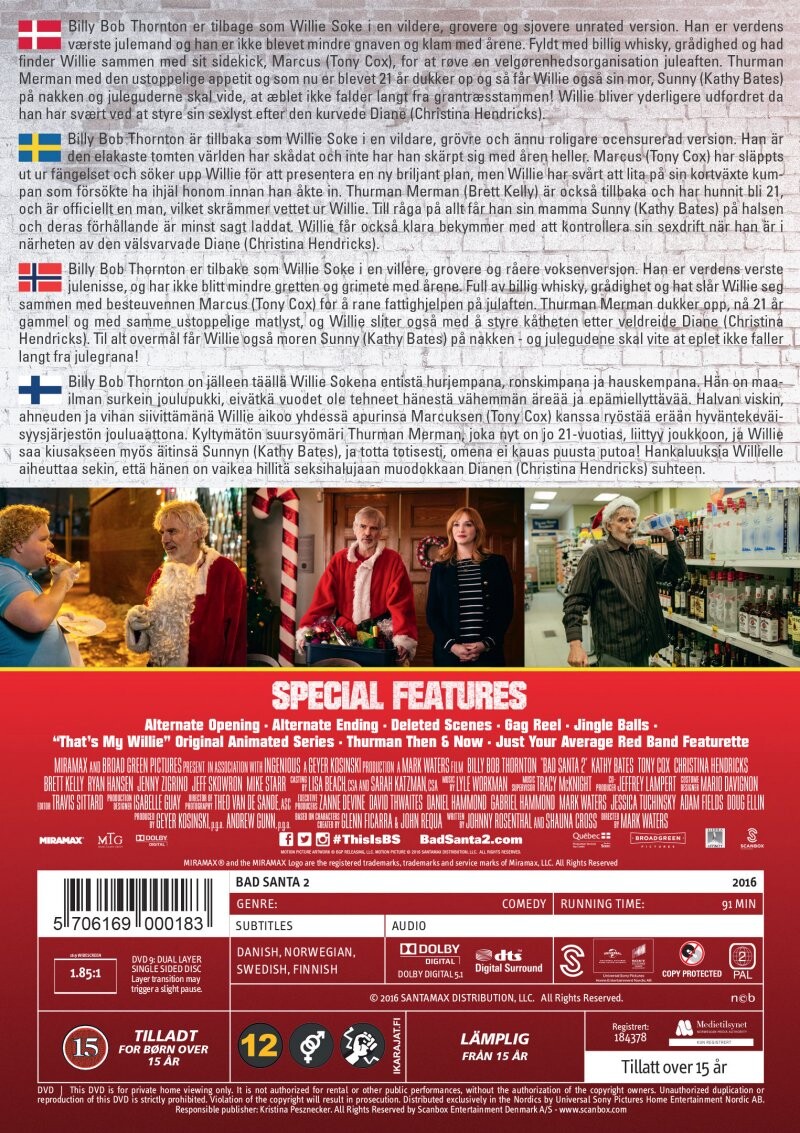 Bad Santa 2 - Unrated - DVD