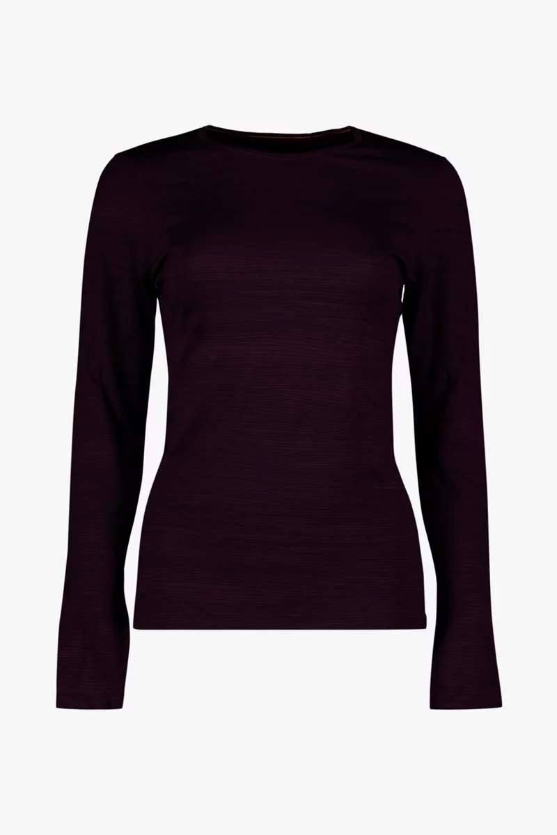 icebreaker Merino 200 Oasis Ski Tracks Damen Thermo Longsleeve