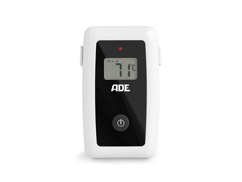 ADE Bratenthermometer  BBQ 1408 Schwarz, Weiss Funk-Bratenthermometer
