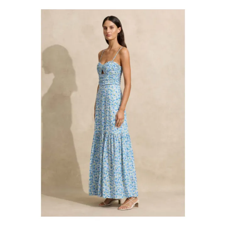 Peony Robe Memories Tiered Maxi | Bleu