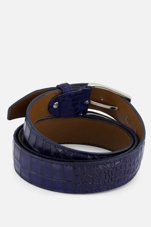 RF X Ziengs 1643 Riem blauw Leer